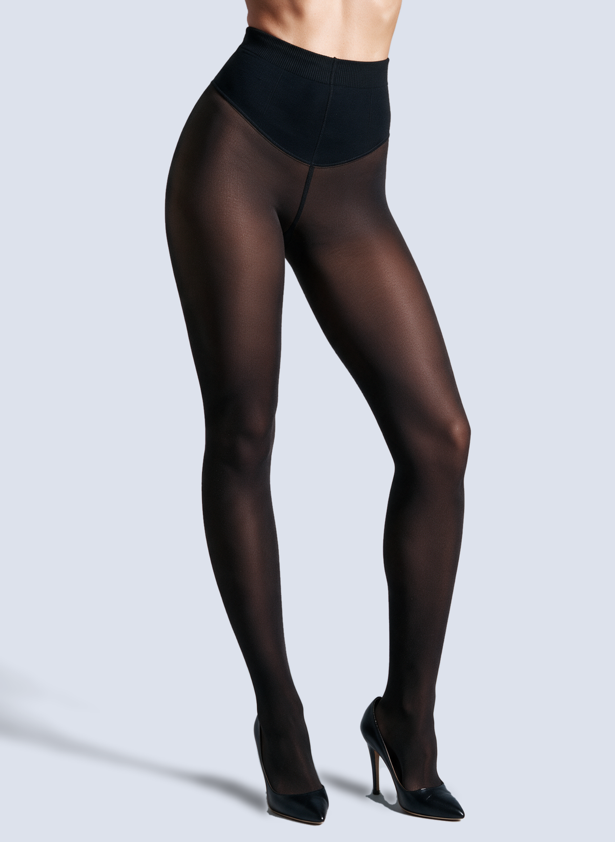 Sheer Fleece-Lined Tights