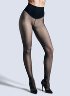 Sheer Fleece-Lined Tights