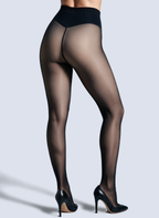 Sheer Fleece-Lined Tights